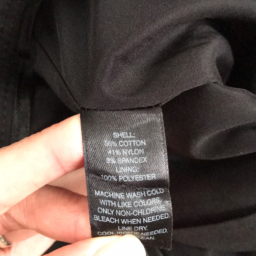 WHBM Fitted Black Skirt Size 4 - Picture 7 of 9